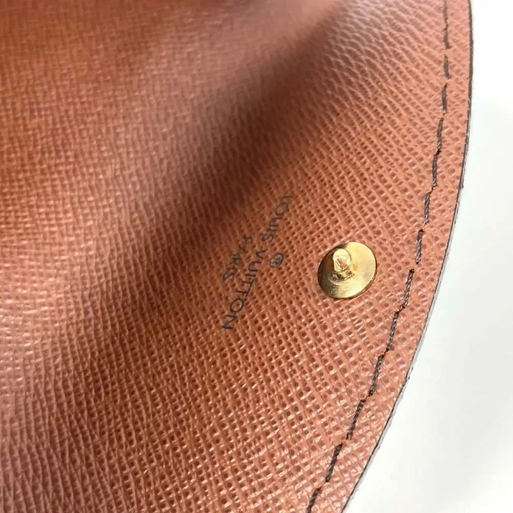 LOUIS VUITTON Brown Monogram Canvas Pochette Pouch